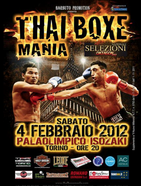 Fotografie per la campagna pubblicitaria degli eventi Thai Boxe Mania 2010-2011-2012