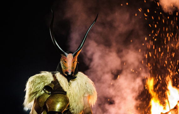 Maschere di carnevale ad Ottana in Sardegna