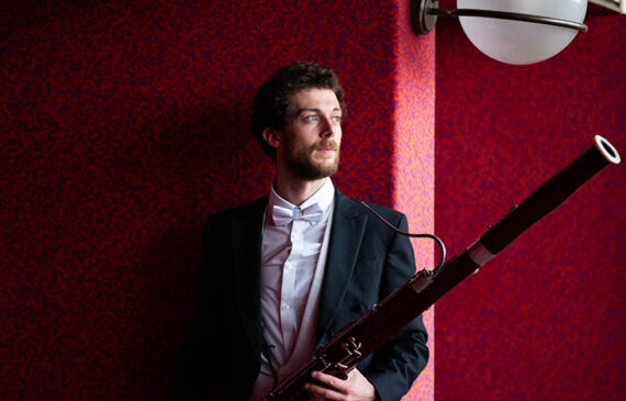Ritratto di Niccolò, musicista di fagotto nel teatro regio di Torino