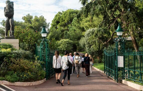 Giardino pubblico a Montecarlo