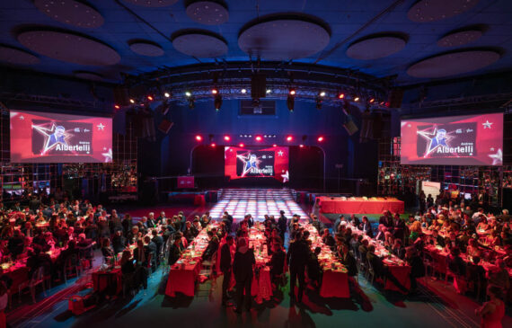 cena di gala a la salle des étoiles
