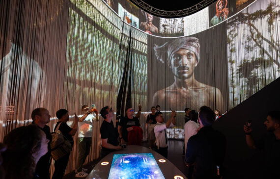 uno spazio del museo lavazza di torino