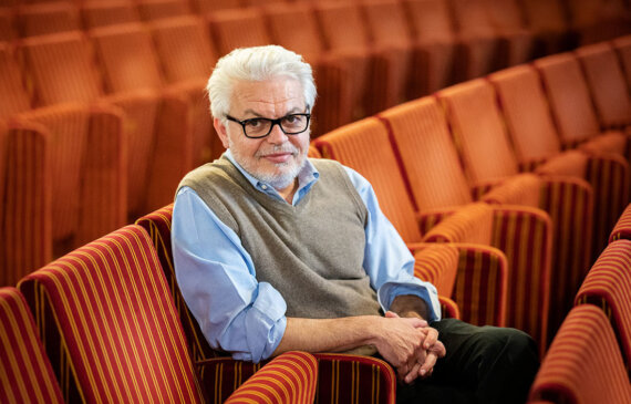 fotografo ritratti a Torino Luca sofri, giornalista e conduttore radiofonico