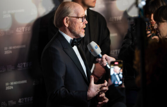 Ron Howard, attore e regista risponde alle domande dei giornalisti durante il Torino Film Festival