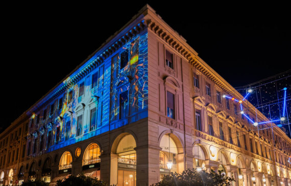 luci natale torino in piazza san carlo