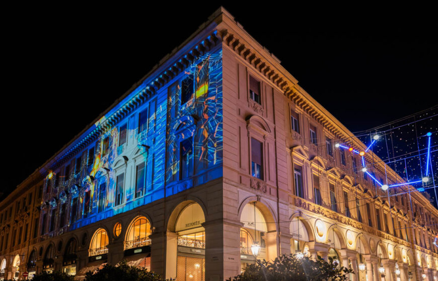luci natale torino in piazza san carlo